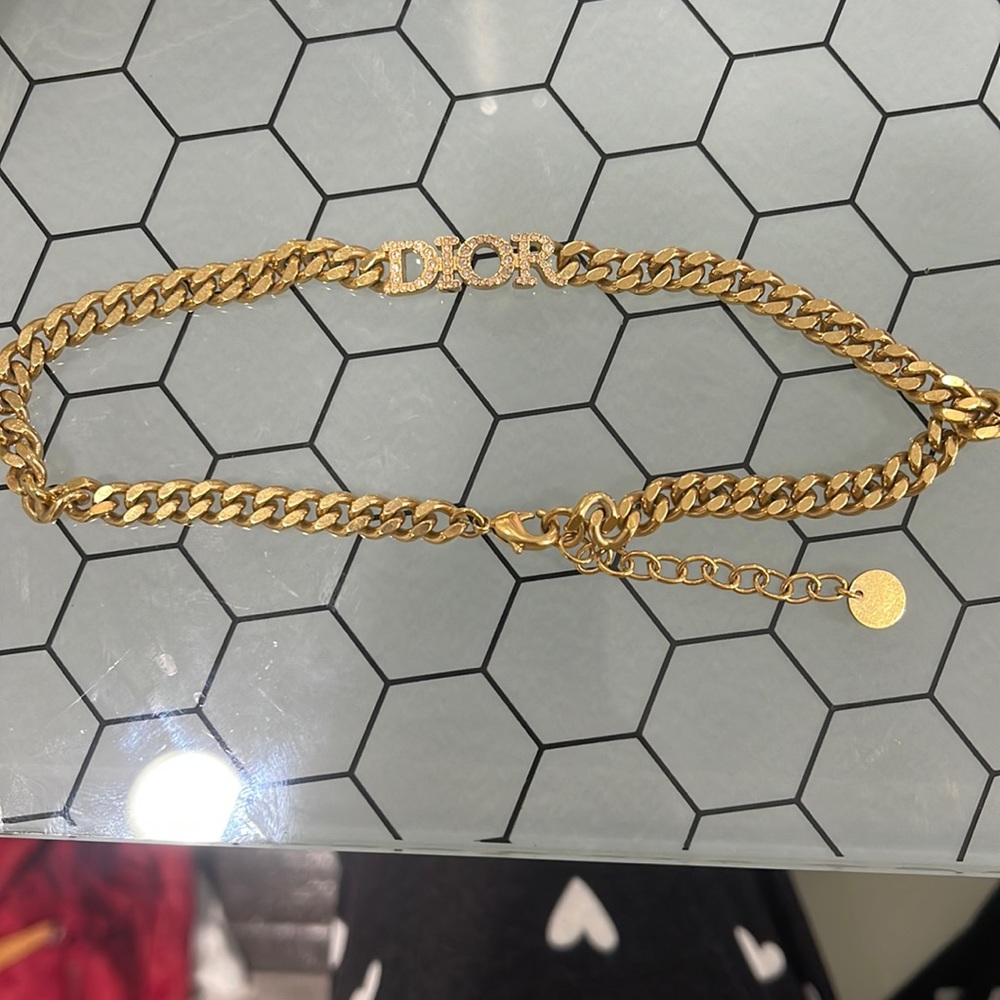 authentic dior choker